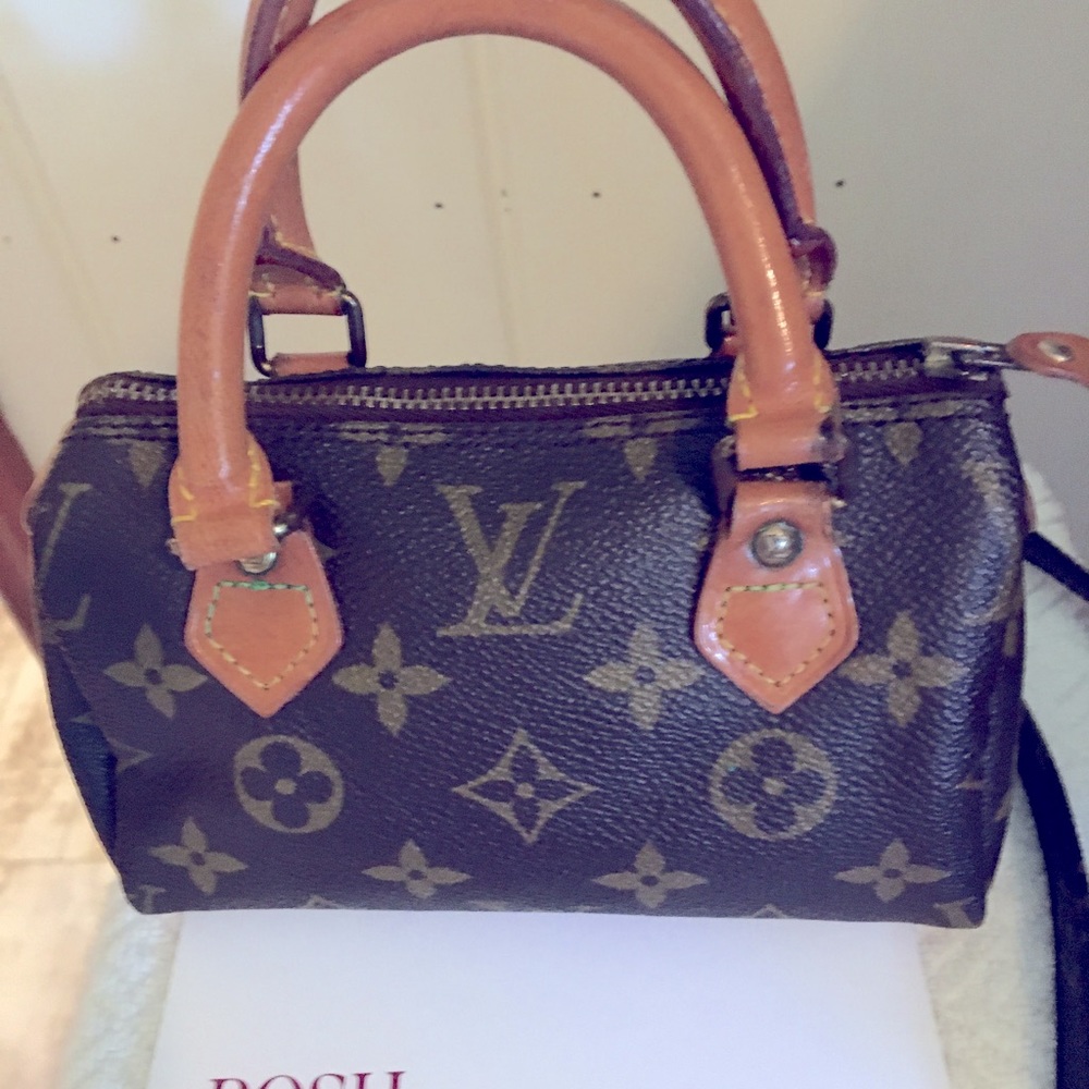 Louis Vuitton Nano “Mini” Speedy Monogram w strap!